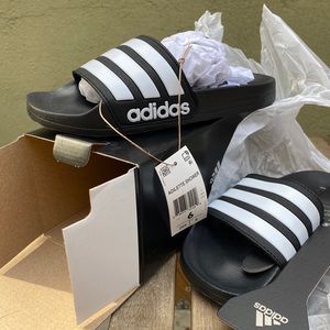 ADIDAS slider sandals - size 6 - women’s NWT NIB